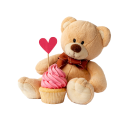 cupcake with teddy combo