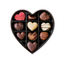 heart shape chocolate box